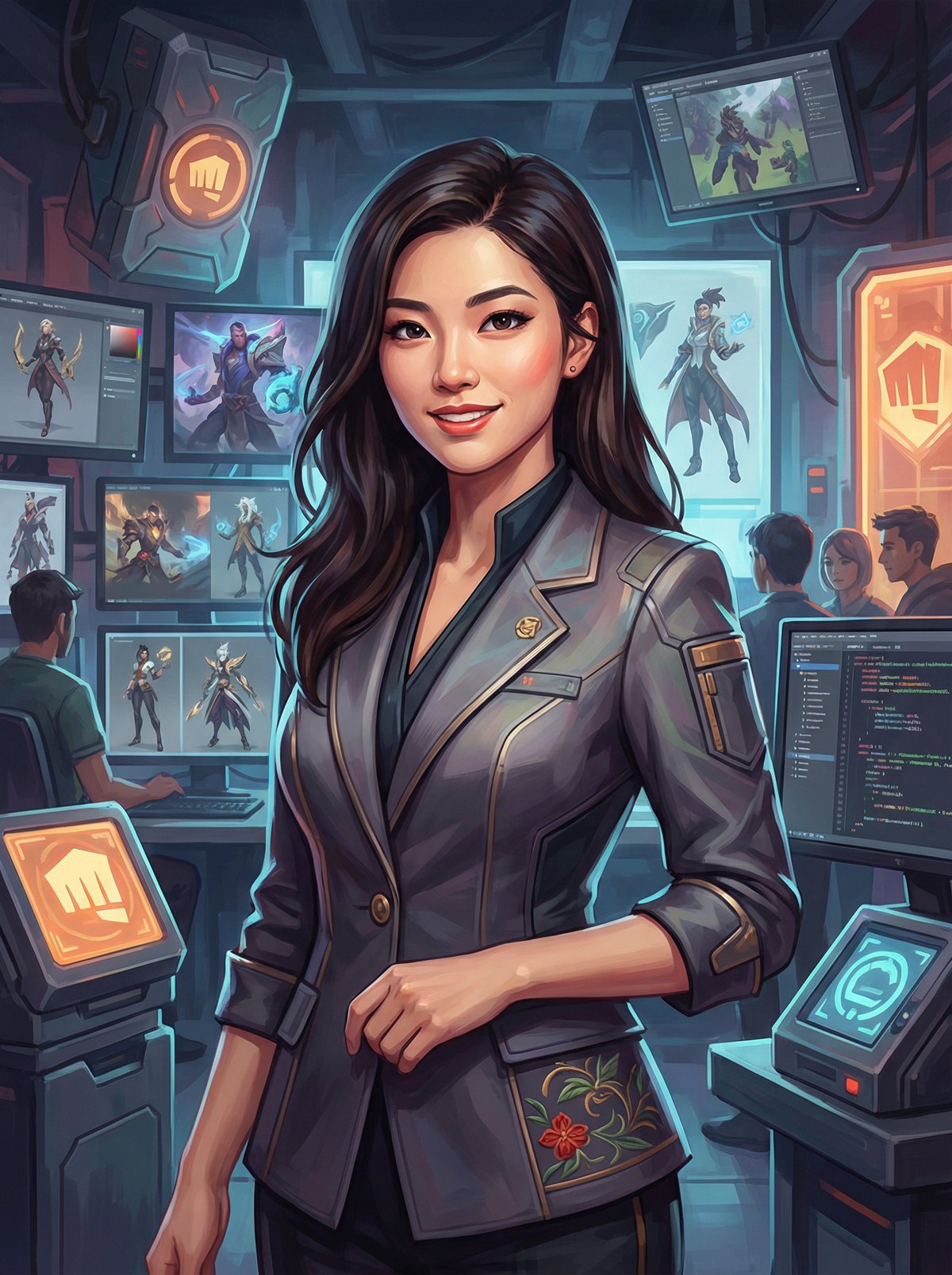 人兽游戏视频制片人李梦琪